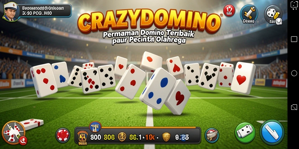 Screenshot dari gameplay seru CRAZYDOMINO yang menarik.