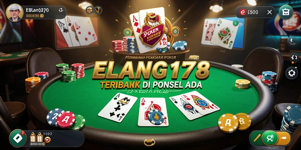 Tampilan gameplay ELANG178 yang seru dan menarik dalam permainan Poker.