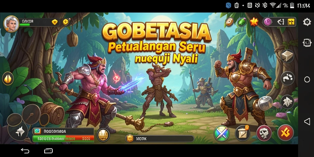 Gameplay GOBETASIA yang mendebarkan dengan misi seru.