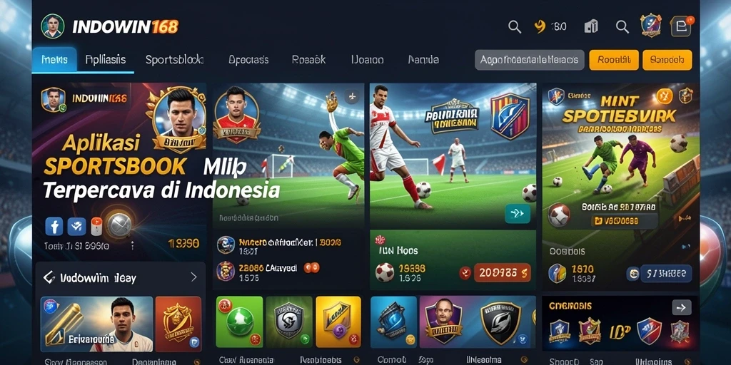 Screenshot INDOWIN168 menampilkan antarmuka taruhan yang menarik dan interaktif.