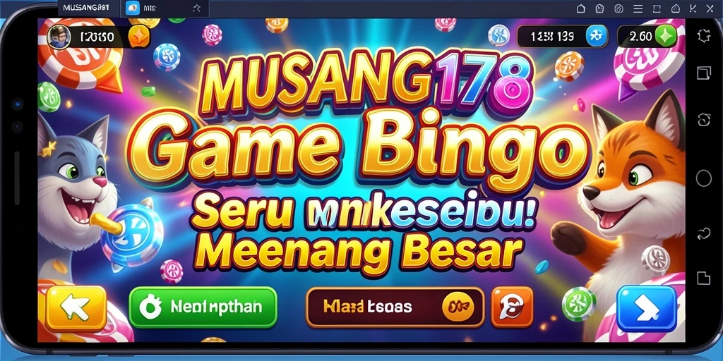 Screenshot gameplay Bingo yang menarik dan seru.