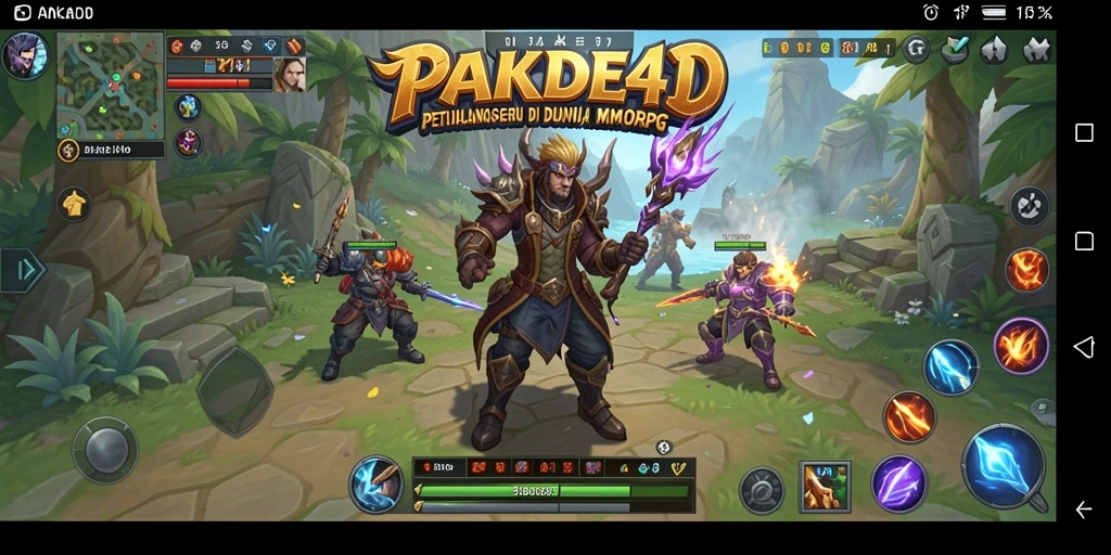 Gameplay PAKDE4D yang seru dan menantang di dunia MMORPG