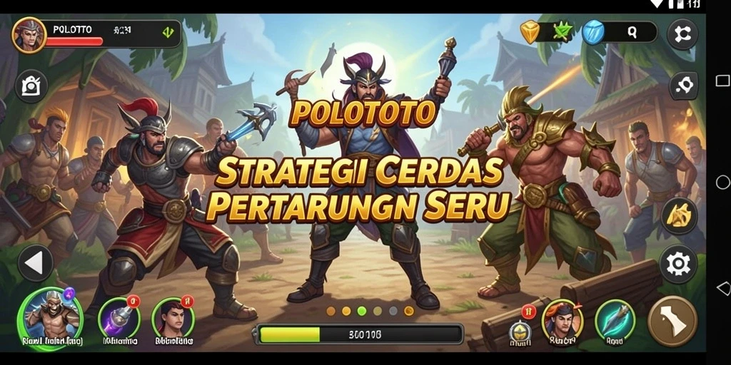 Gameplay seru dan strategi mendalam dalam POLOTOTO.