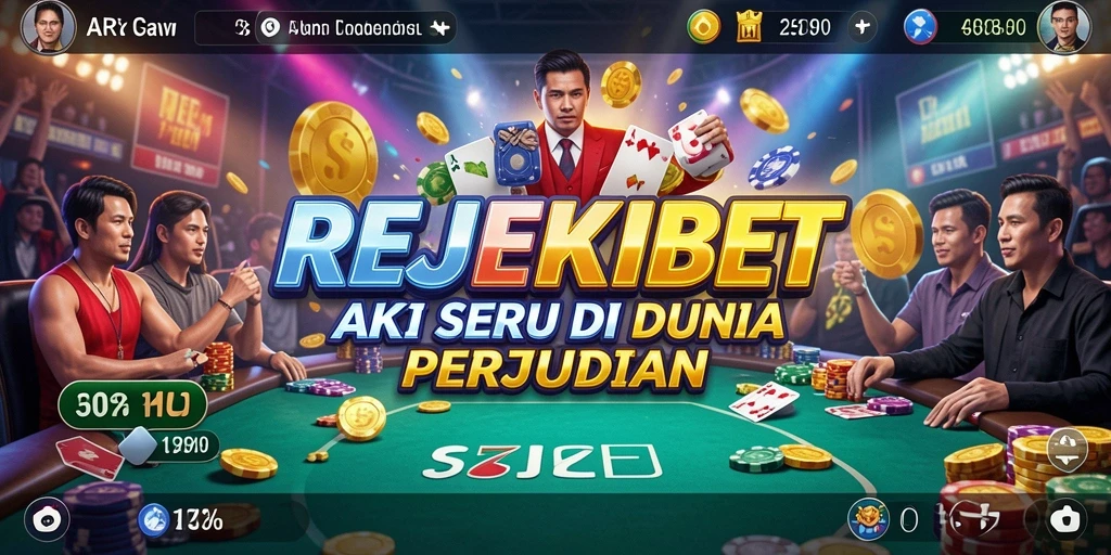 Tangkapan layar menampilkan aksi mendebarkan di REJEKIBET.