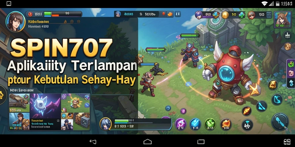 Tampilan antarmuka utama SPIN707 yang fungsional dan menarik.