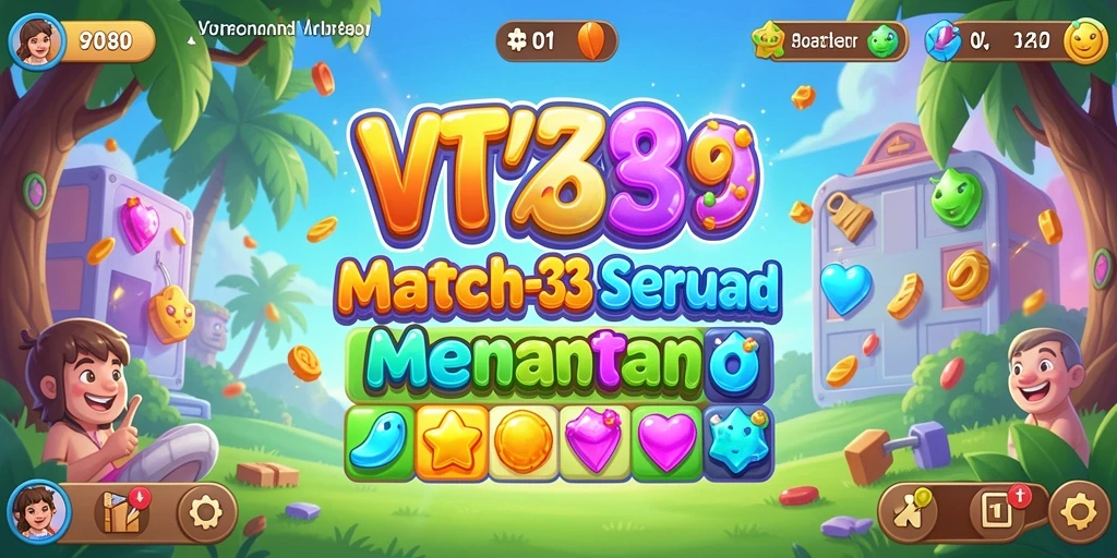 Tampilan gameplay VT789 yang menarik dan penuh warna.
